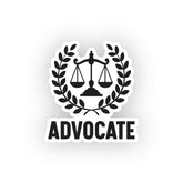 Professional Advocate Sticker for Drivers